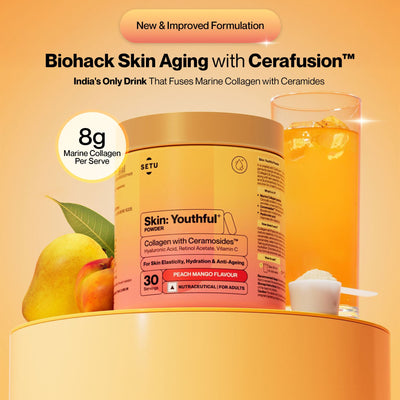 Skin: Youthful with Marine Collagen & Ceramosides™