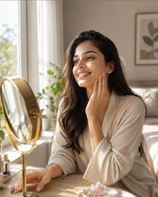 glowing skin