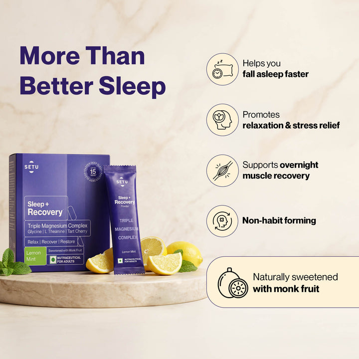 Sleep + Recovery: Fall Asleep Faster, Wake Up Restored