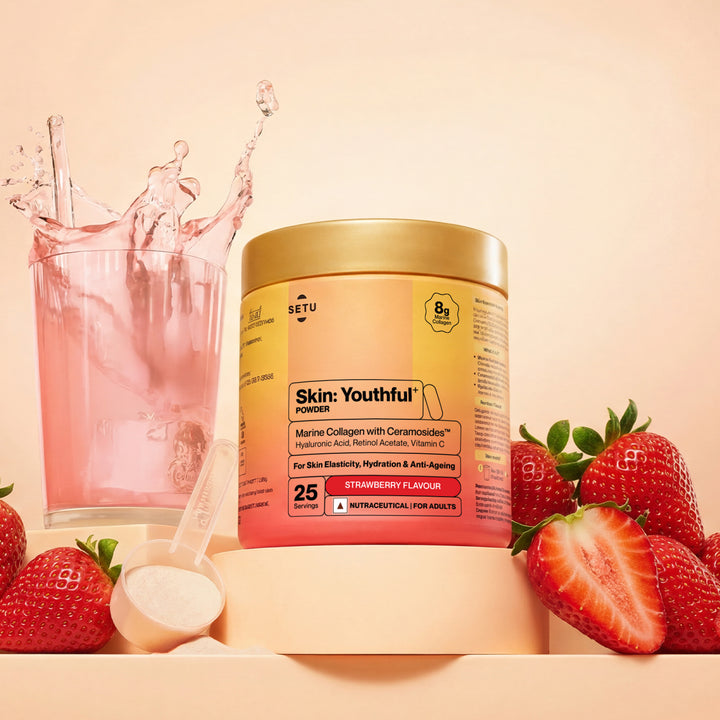 Skin: Youthful Marine Collagen with Ceramosides – Anti-Aging, Skin Hydration & Skin Elasticity - Setu Nutrition