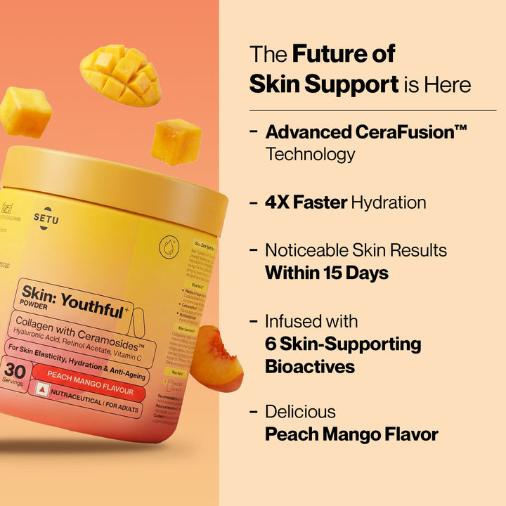 Skin: Youthful with Marine Collagen & Ceramosides™ - Setu Nutrition
