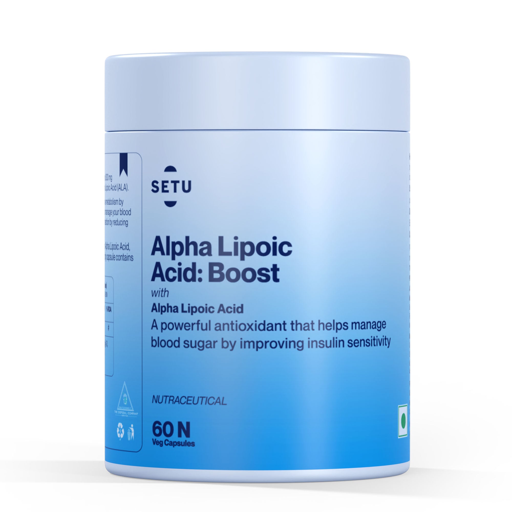 Alpha Lipoic Acid: 300mg