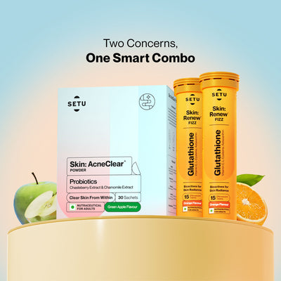 Clear Skin Combo – Anti-Acne, Spot Reduction & Skin Glow Kit