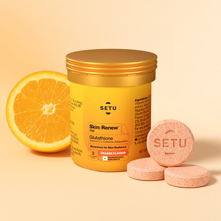 Setu Skin Renew Tablets with Glutathione & Vitamin C | Setu.in Setu Nutrition Setu Skin Renew Tablets with Glutathione & Vitamin C | Setu.in Setu Nutrition
