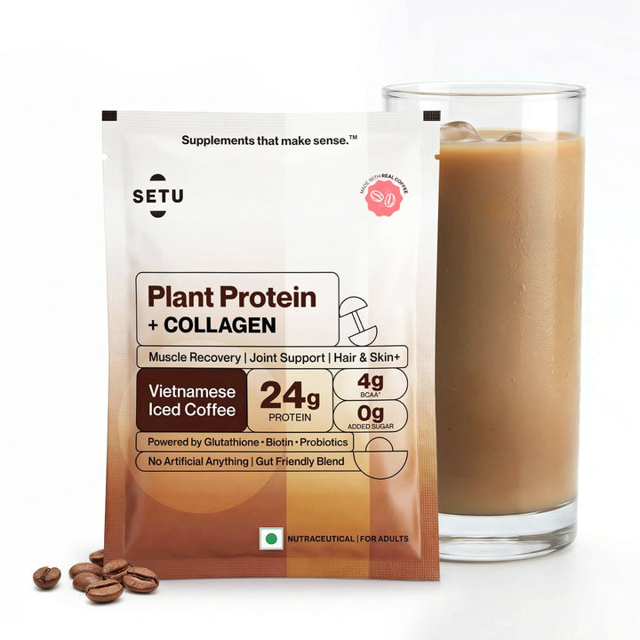 Plant Protein with Veg Collagen - Vietnamese Iced Coffee - Pack of 1 - Setu Nutrition