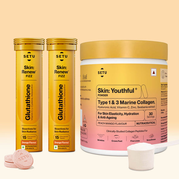 Marine Collagen and Glutathione Supplement Combo - Radiant Skin Combo