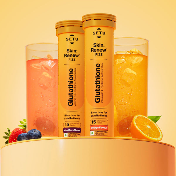 is glutathione water soluble + Vitamin C for Skin Brightening & Glow | Orange + Mixed Berry Flavour oral peptide Size:Pack of 4 Jo Mar also makes Kojic Acid Azelaic Acid