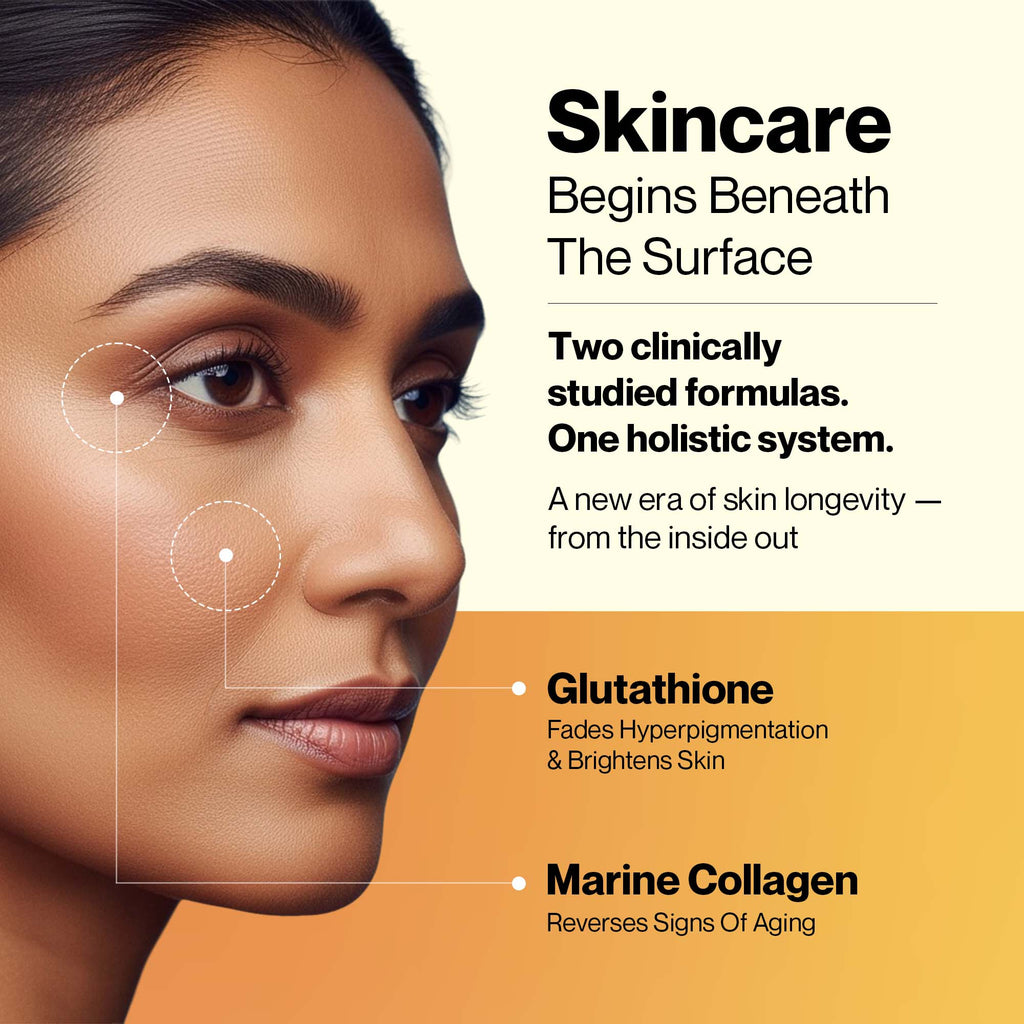 Radiant Skin Glow Combo – Glutathione & Marine Collagen for Bright, Younger-Looking Skin
