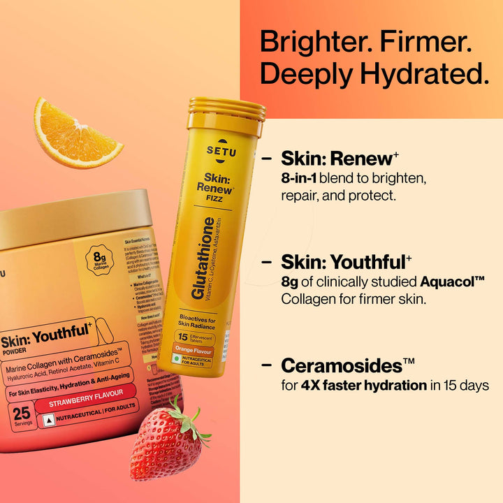 Radiant Skin Glow Combo – Glutathione & Marine Collagen for Bright, Younger-Looking Skin
