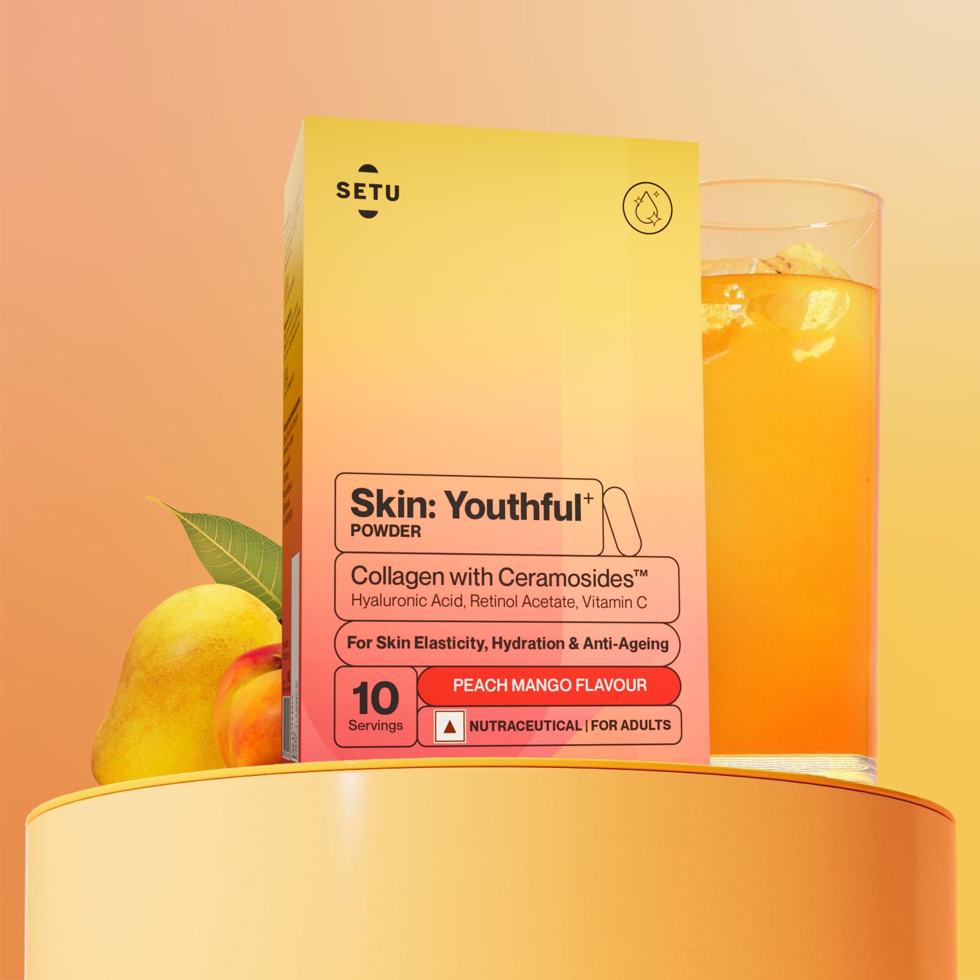 Skin: Youthful with Marine Collagen & Ceramosides™ Pack of 10