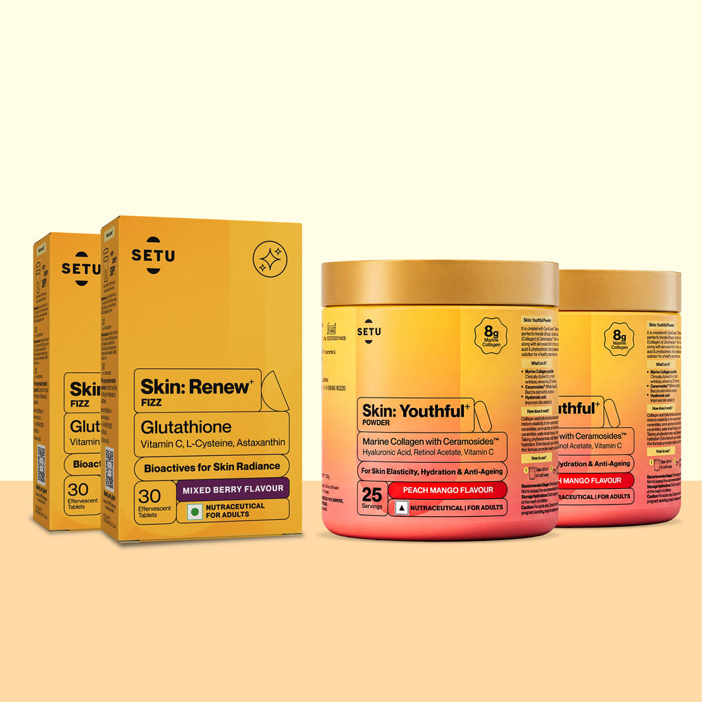Radiant Skin Glow Combo – Glutathione & Marine Collagen for Bright, Younger-Looking Skin