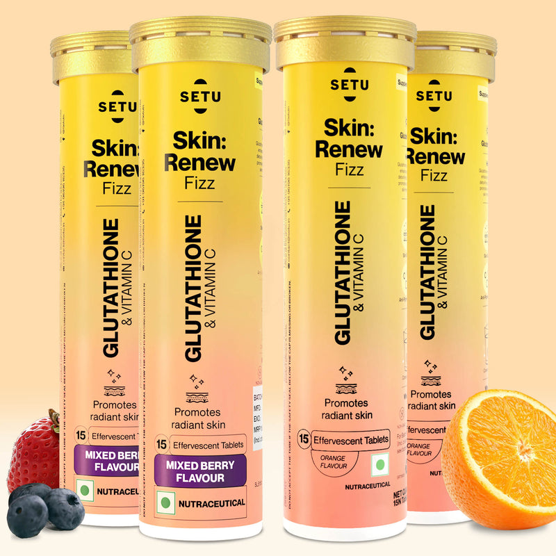 Skin: Renew - Glutathione - (Orange + Mixed Berry) Flavour