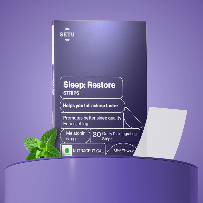 Sleep: Restore Melatonin Oral Strips – For Deep, Restful Sleep