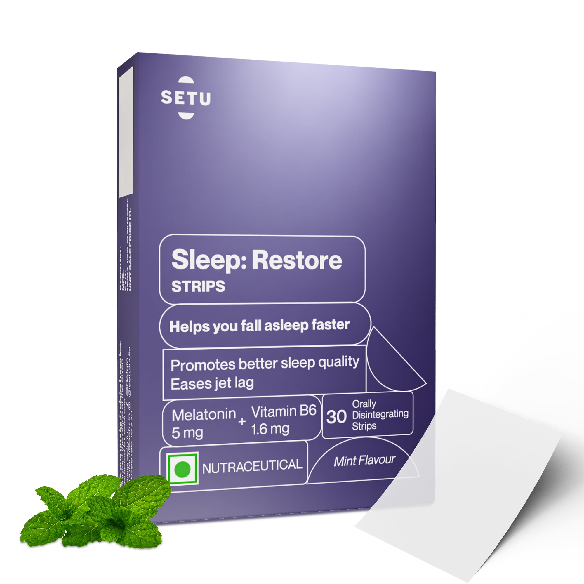 Sleep: Restore Strips- Melatonin 5 mg