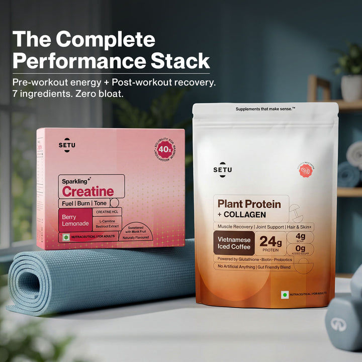 Plant Protein + Veg Collagen × Sparkling Creatine