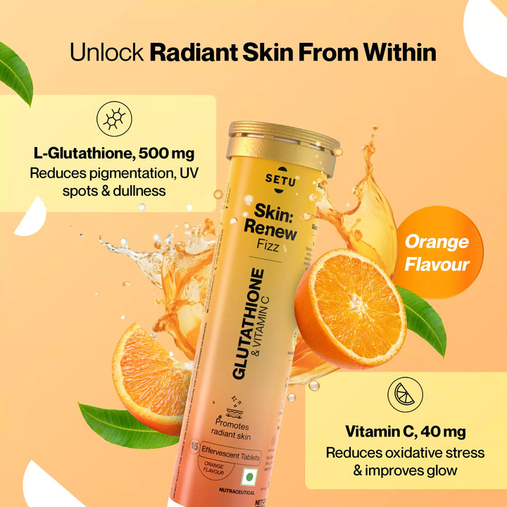 Skin: Renew - Glutathione - Orange Flavour + Vitamin C